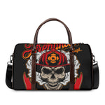 Firefighter Department Skull Print Duffle Bag