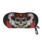Firefighter Department Skull Print Glasses Case