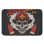 Firefighter Department Skull Print Indoor Door Mat