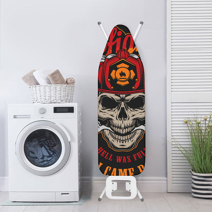 Firefighter Department Skull Print Ironing Board Cover