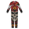 Firefighter Department Skull Print Jumpsuit