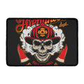 Firefighter Department Skull Print Kitchen Mat