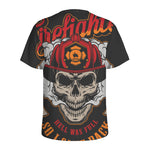 Firefighter Department Skull Print Men's Sports T-Shirt