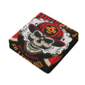 Firefighter Department Skull Print Outdoor Seat Cushion Cover