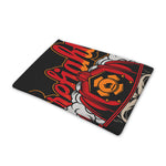 Firefighter Department Skull Print Pet Cooling Mat Cover