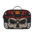 Firefighter Department Skull Print Portable Lunch Bag