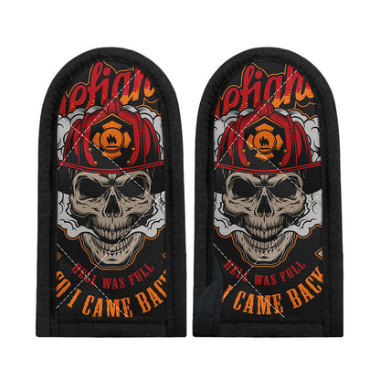 Firefighter Department Skull Print Skillet Handle Cover