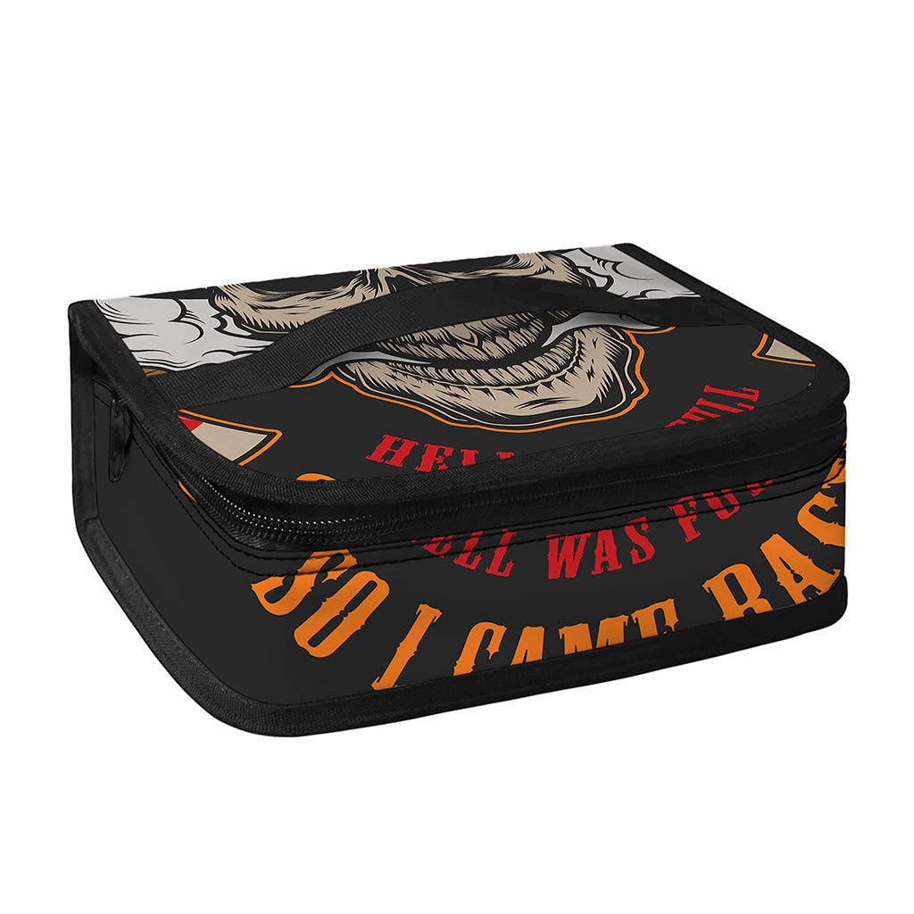 Firefighter Department Skull Print Small Lunch Bag