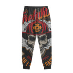 Firefighter Department Skull Print Sweatpants