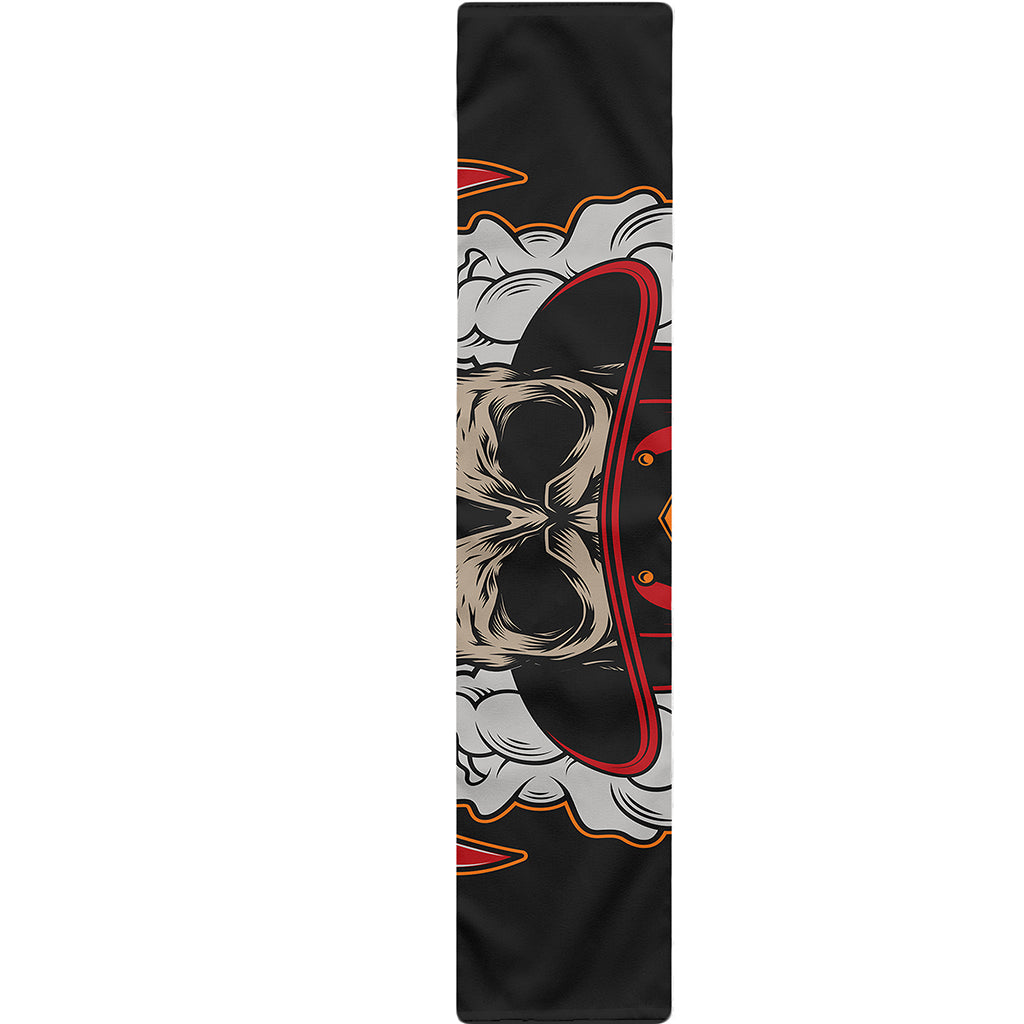 Firefighter Department Skull Print Table Runner