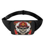 Firefighter Department Skull Print Waist Bag