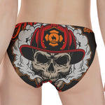 Firefighter Department Skull Print Women's Panties