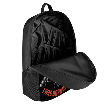 Firefighter Devil Print 17 Inch Backpack