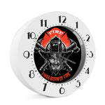 Firefighter Devil Print Alarm Clock