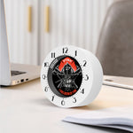 Firefighter Devil Print Alarm Clock
