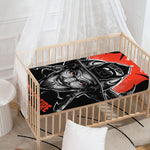 Firefighter Devil Print Baby Crib Sheet