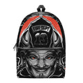 Firefighter Devil Print School Backpack