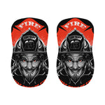 Firefighter Devil Print Bar Stool Covers