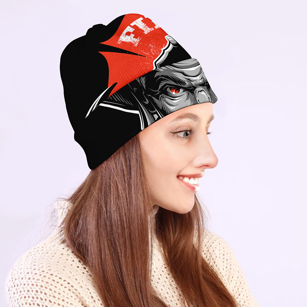 Firefighter Devil Print Beanie