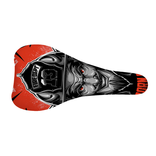 Firefighter Devil Print Bicycle Seat Cover
