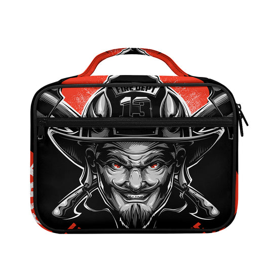 Firefighter Devil Print Briefcase Bible Bag
