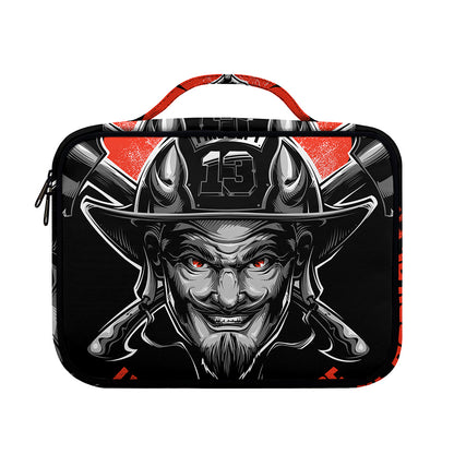 Firefighter Devil Print Briefcase Bible Bag
