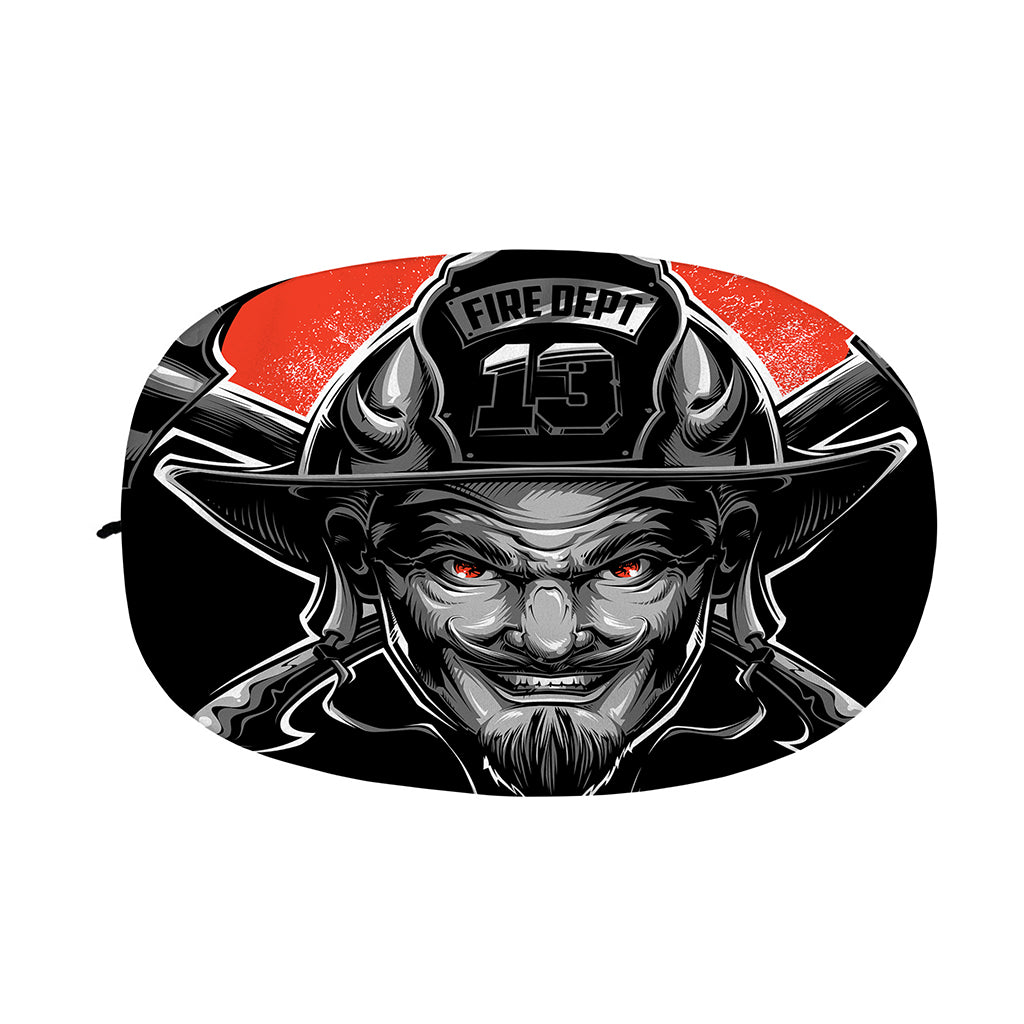 Firefighter Devil Print Car Side Mirror Covers
