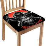 Firefighter Devil Print Chair Cushion Cover