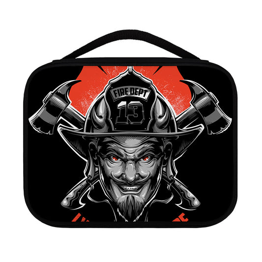 Firefighter Devil Print Classic Bible Case