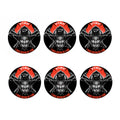 Firefighter Devil Print Coaster Set