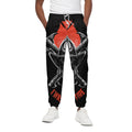 Firefighter Devil Print Cotton Sweatpants
