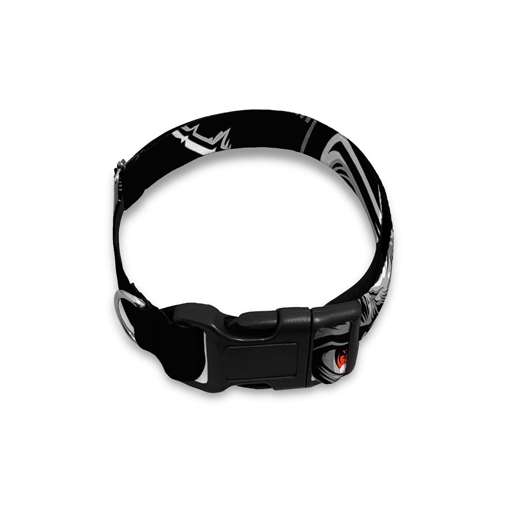 Firefighter Devil Print Dog Collar