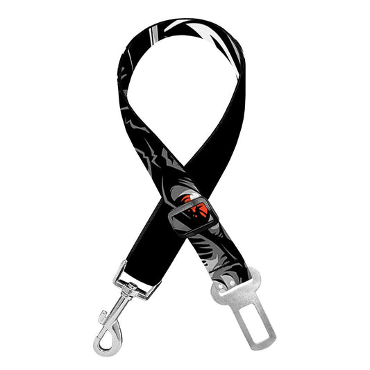Firefighter Devil Print Dog Seat Belt