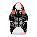 Firefighter Devil Print Dog Zip Up Hoodie