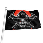 Firefighter Devil Print Flag