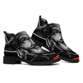 Firefighter Devil Print Flat Ankle Boots