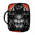 Firefighter Devil Print Front Pocket Bible Bag
