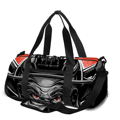 Firefighter Devil Print Gym Bag