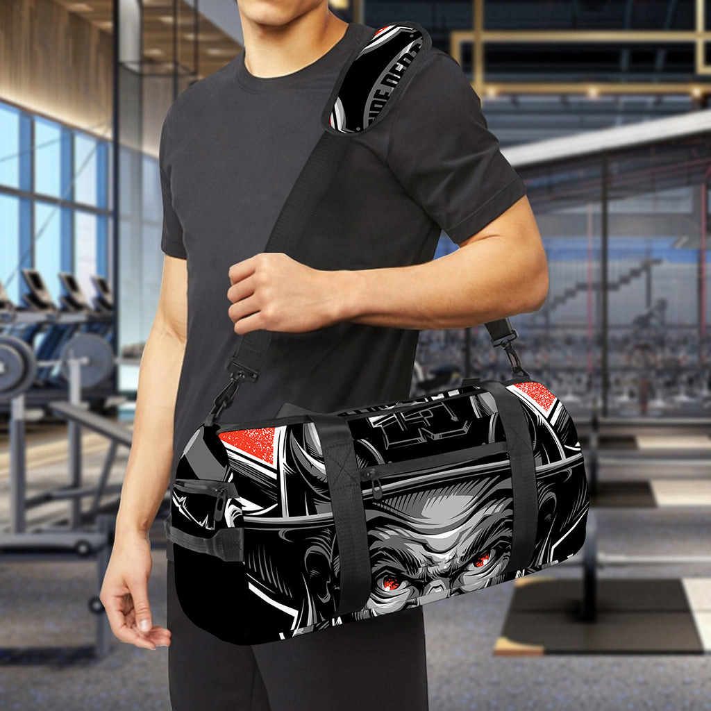 Firefighter Devil Print Gym Bag