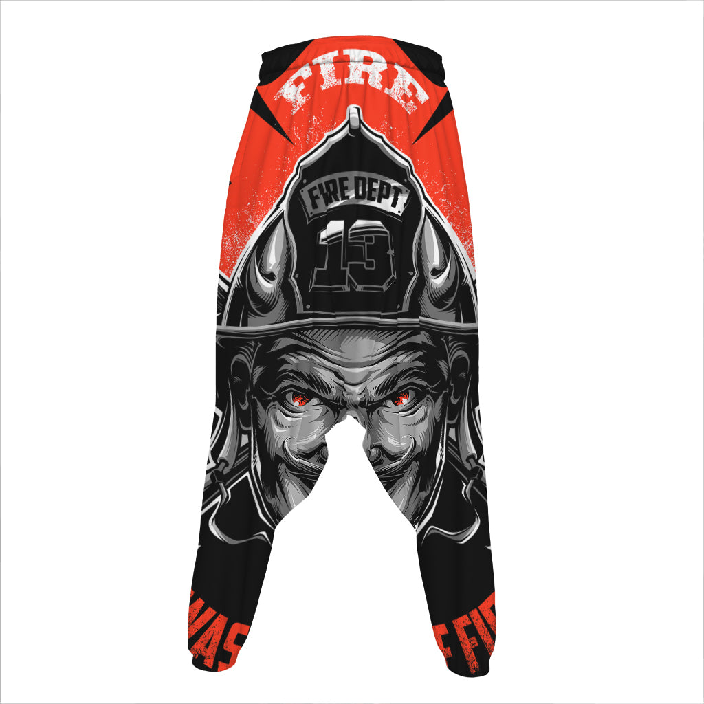 Firefighter Devil Print Hammer Pants