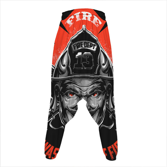 Firefighter Devil Print Hammer Pants