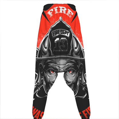 Firefighter Devil Print Hammer Pants