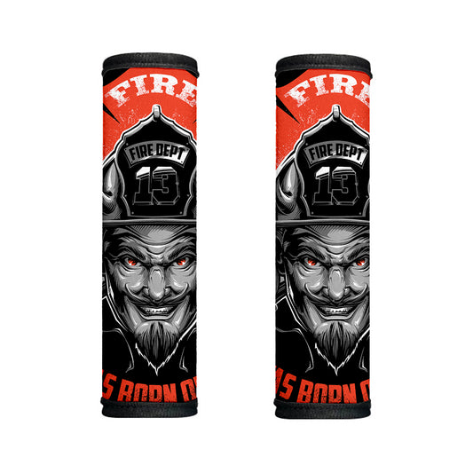 Firefighter Devil Print Handle Covers