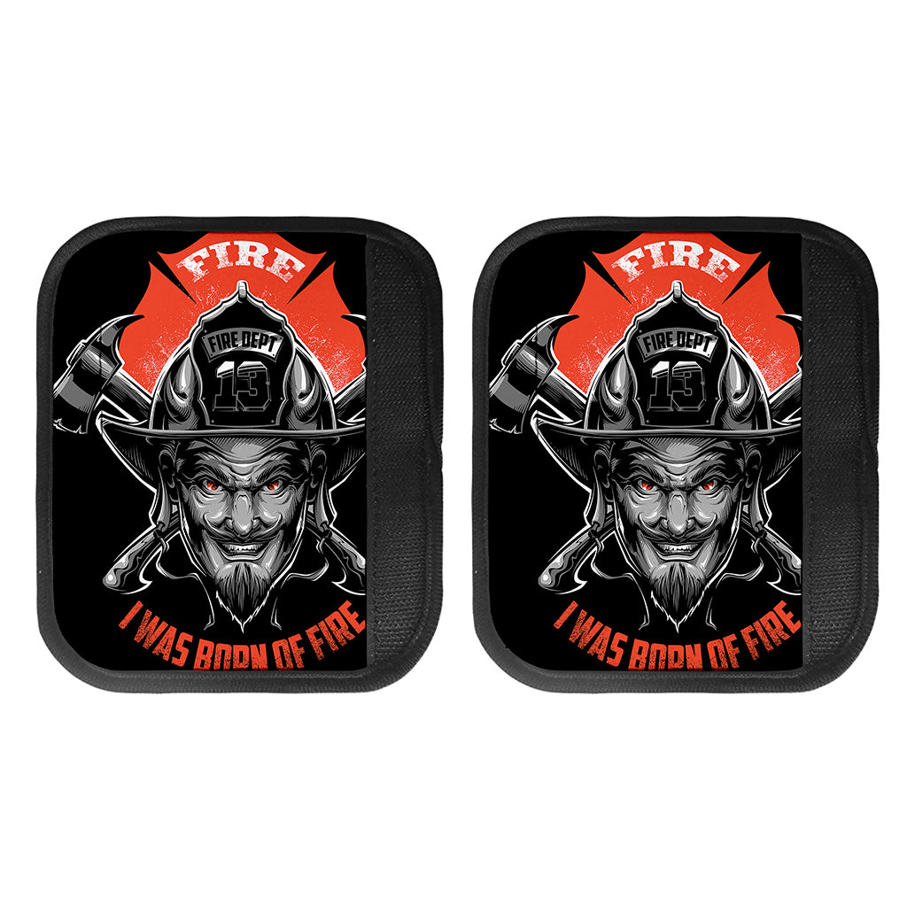 Firefighter Devil Print Handle Covers