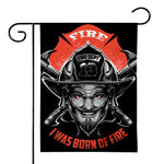Firefighter Devil Print House Flag
