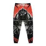 Firefighter Devil Print Jogger Pants