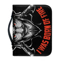 Firefighter Devil Print Leather Bible Cover