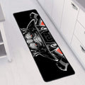 Firefighter Devil Print Long Kitchen Mat