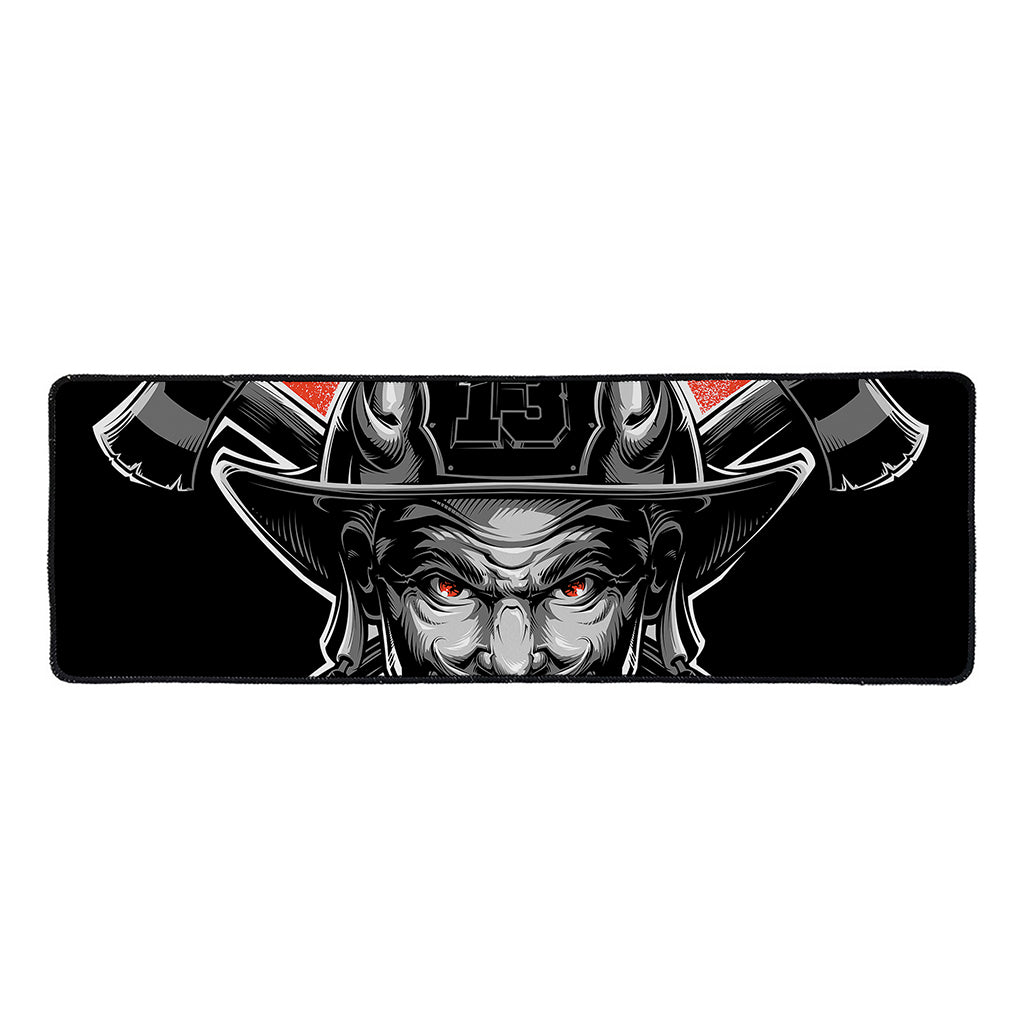 Firefighter Devil Print Long Kitchen Mat