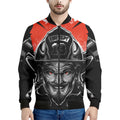 Firefighter Devil Print Men's Bomber Jacket